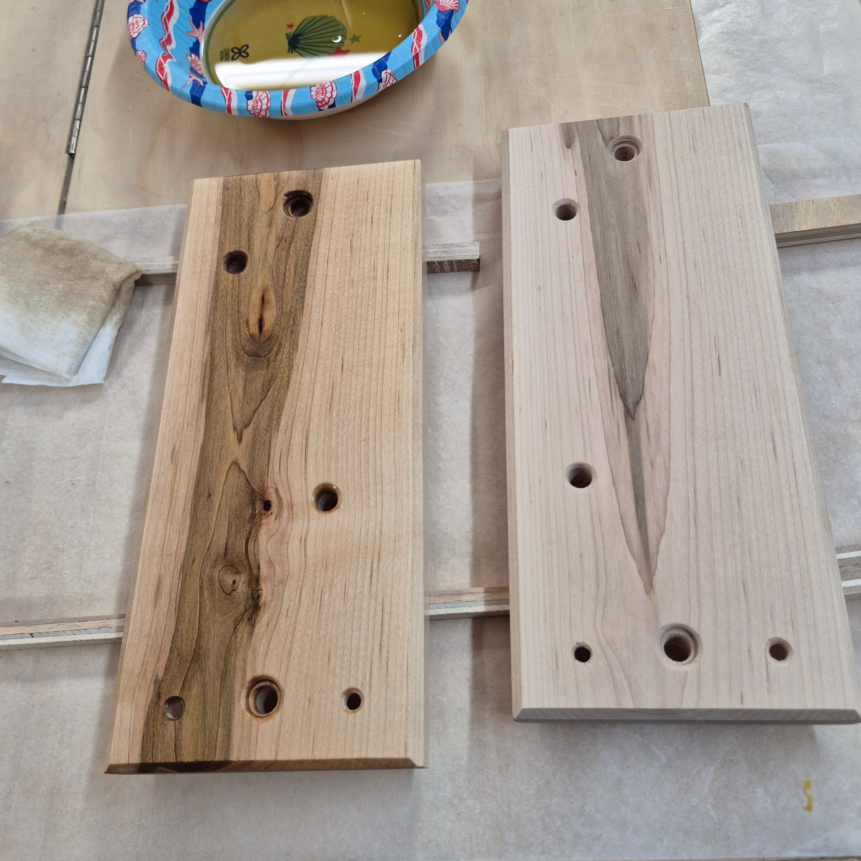 Custom Bolt-on Hardwood CB Mounts for Peterbilt 589 / 579 / 567
