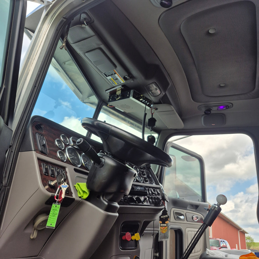 Custom Bolt-on Hardwood CB Mounts for Peterbilt 589 / 579 / 567
