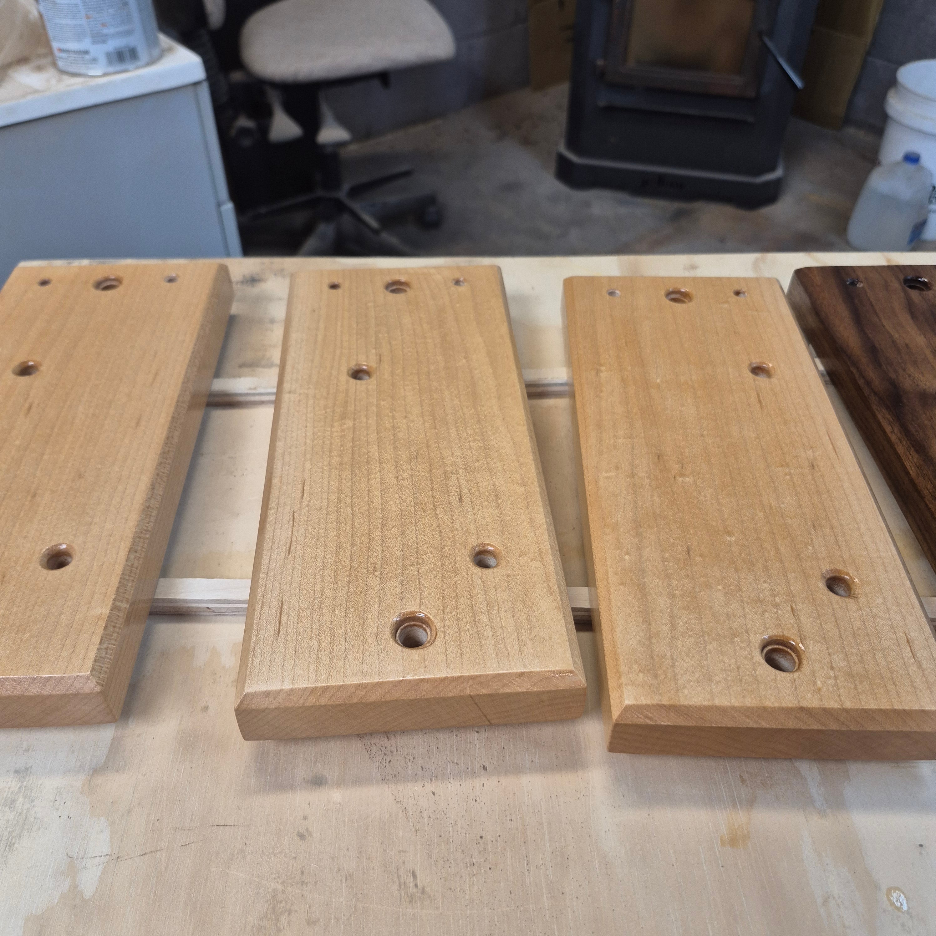 Custom Bolt-on Hardwood CB Mounts for Peterbilt 589 / 579 / 567