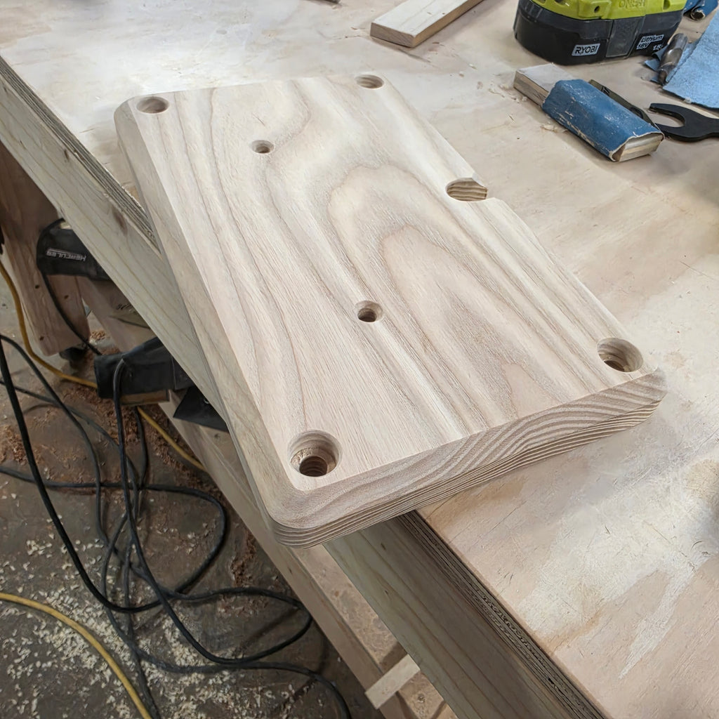 Custom Hardwood CB Mounts for Peterbilt 389,379