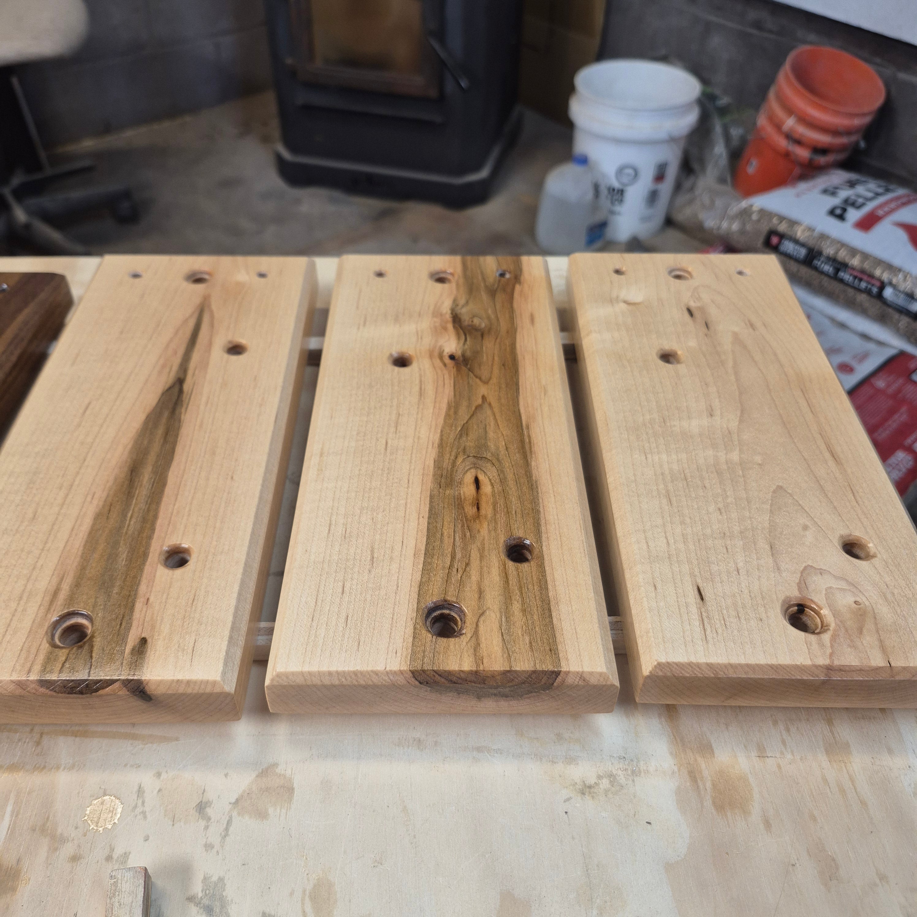 Custom Bolt-on Hardwood CB Mounts for Peterbilt 589 / 579 / 567