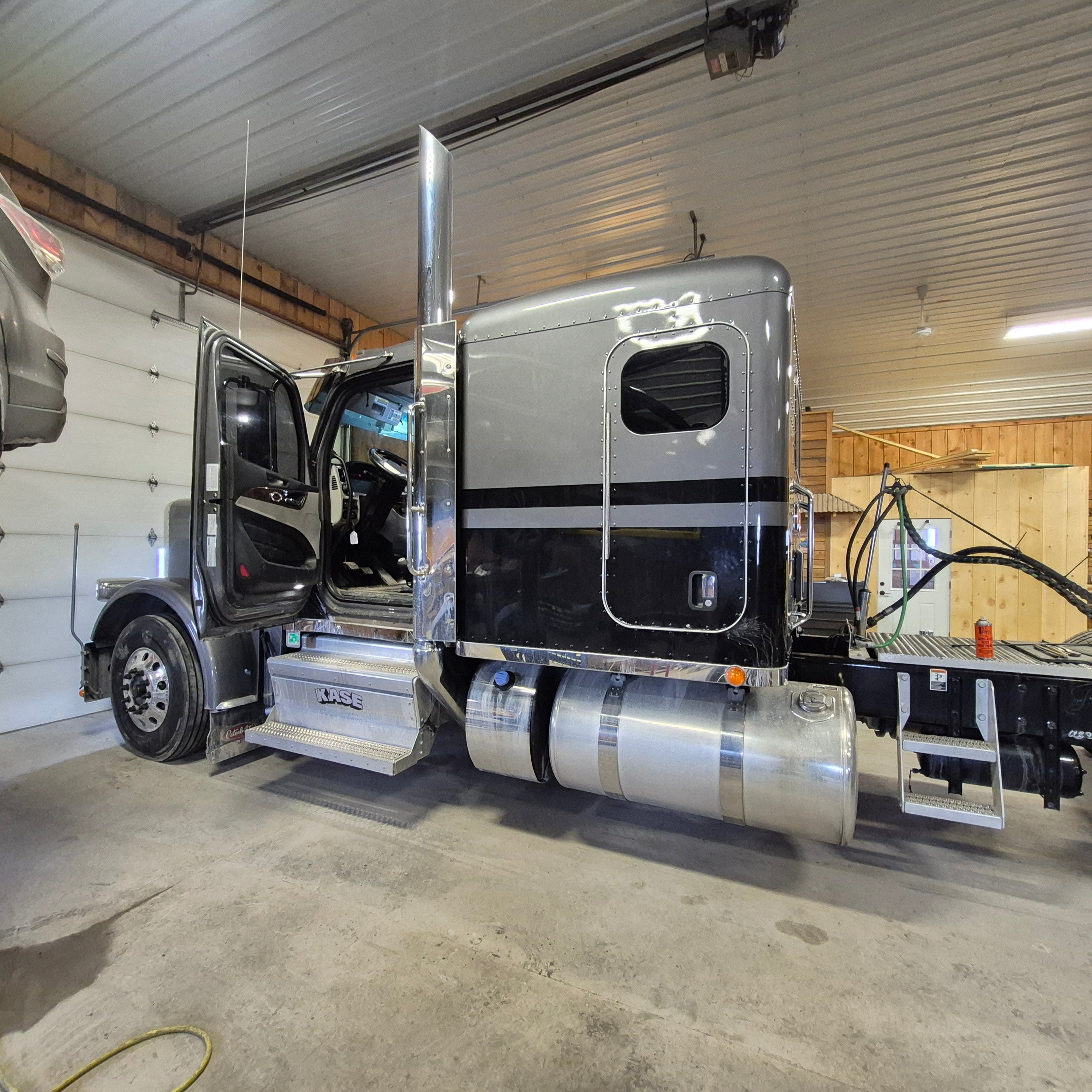 Custom Bolt-on Hardwood CB Mounts for Peterbilt 589 / 579 / 567