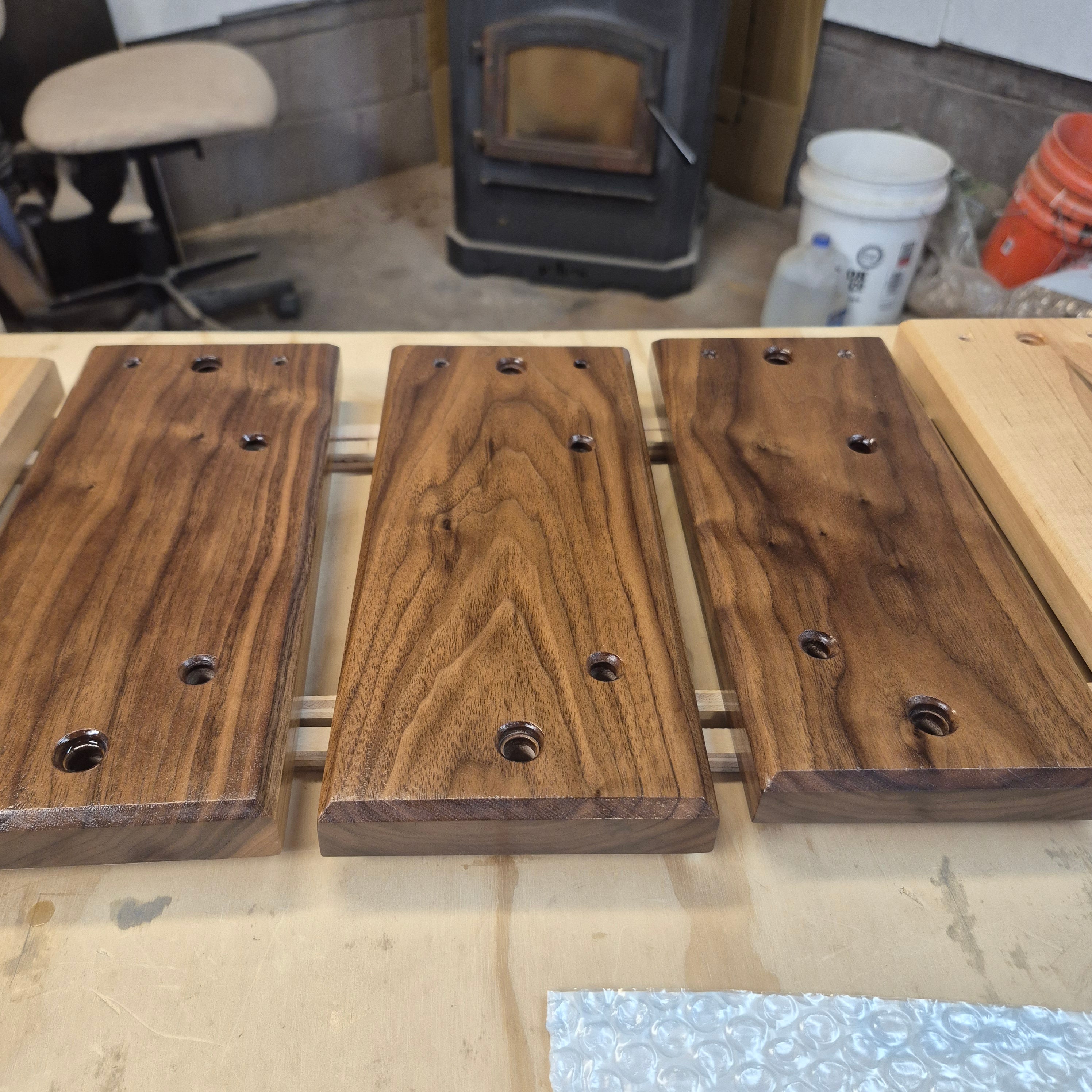Custom Bolt-on Hardwood CB Mounts for Peterbilt 589 / 579 / 567