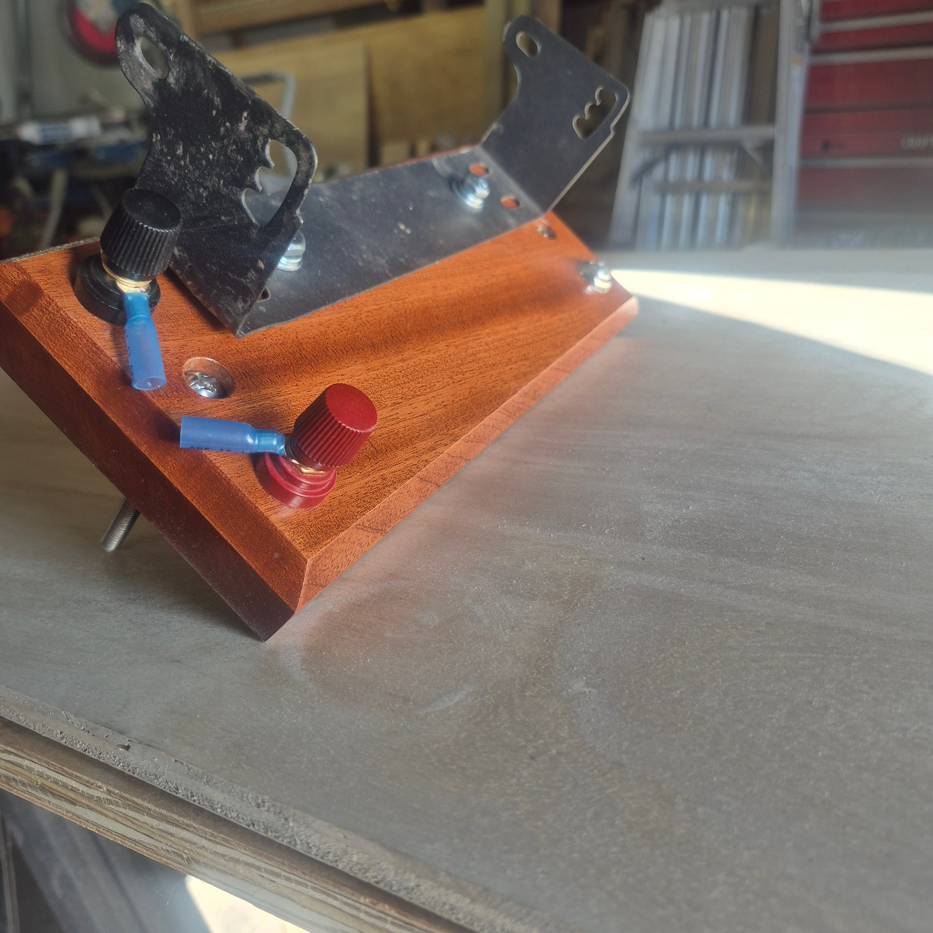 Custom Bolt-on Hardwood CB Mounts for Peterbilt 589 / 579 / 567