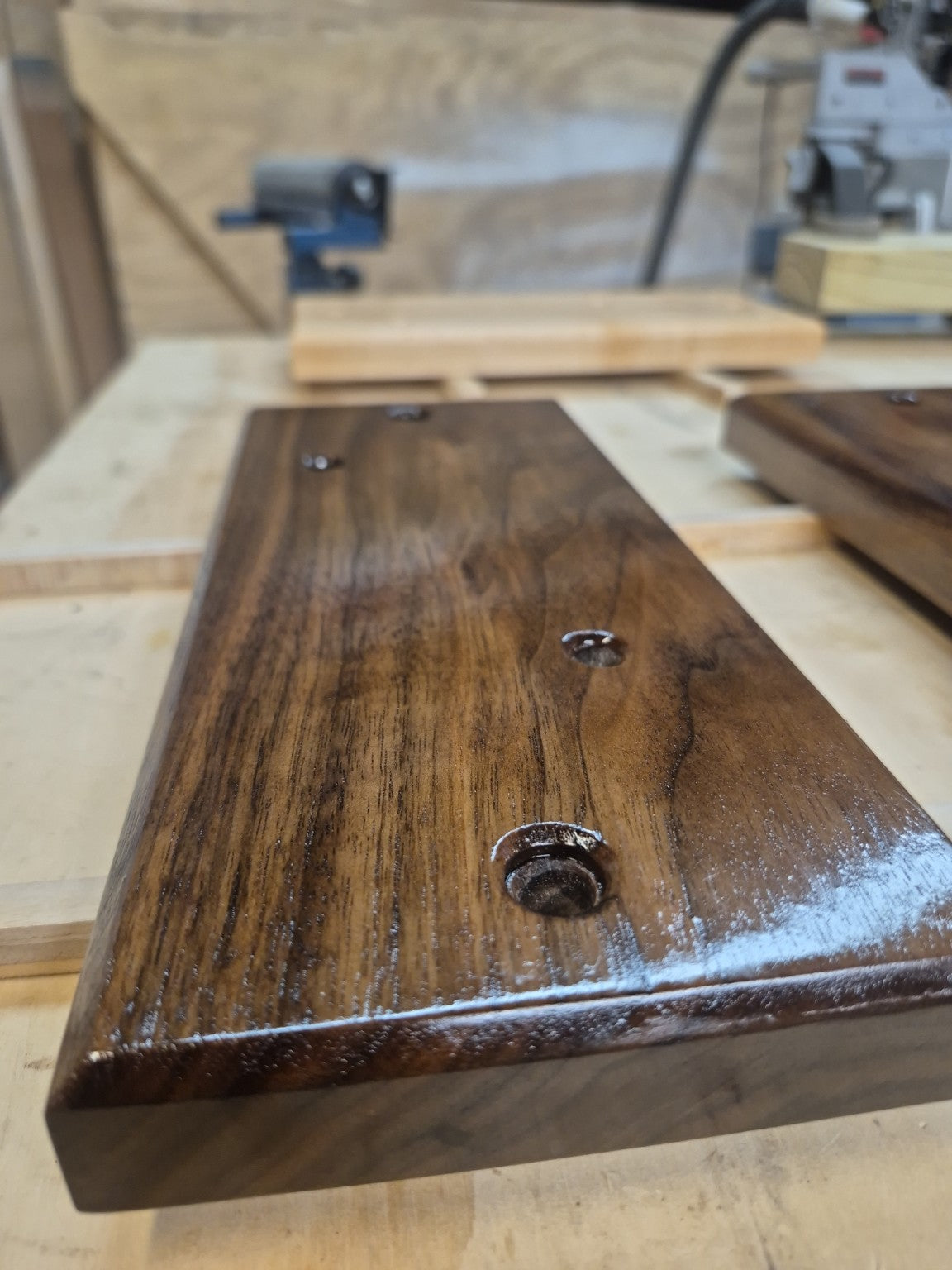 Custom Bolt-on Hardwood CB Mounts for Peterbilt 589 / 579 / 567