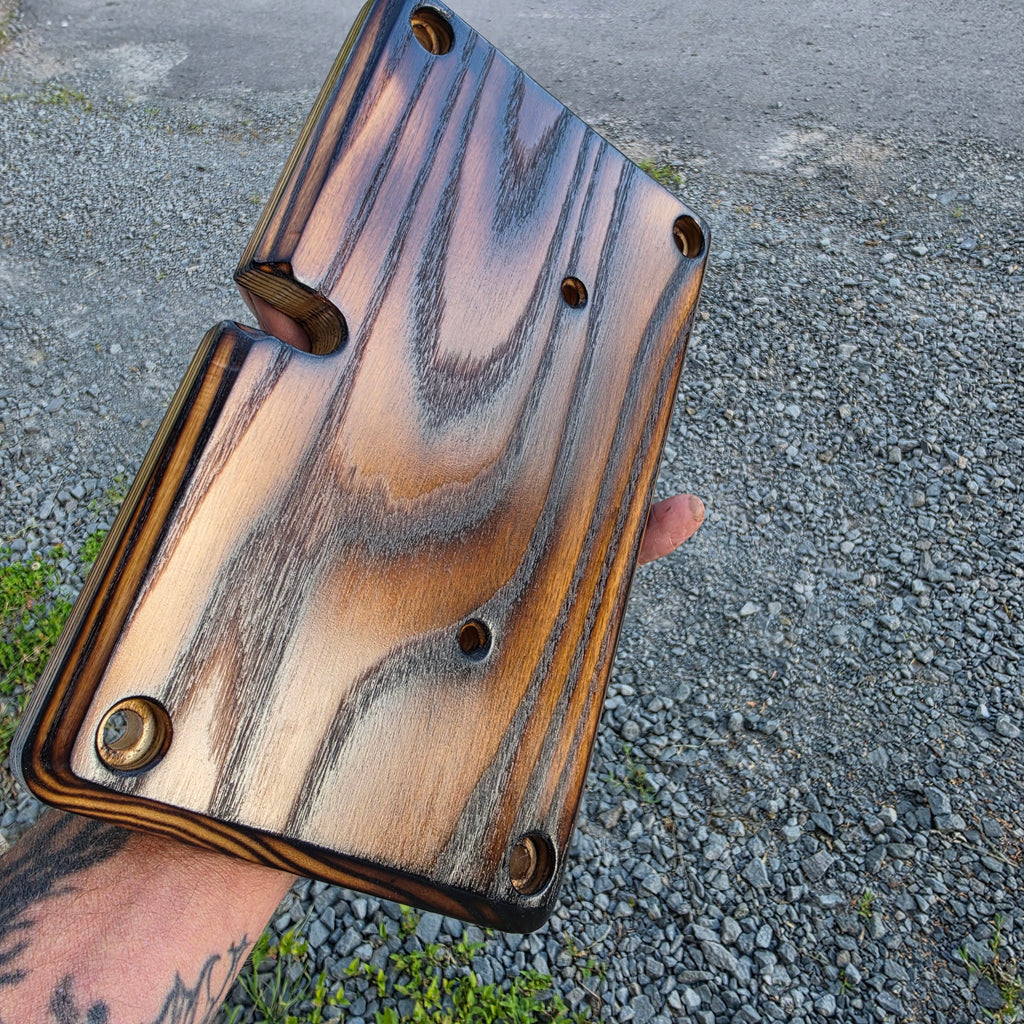 Custom Hardwood CB Mounts for Peterbilt 389,379