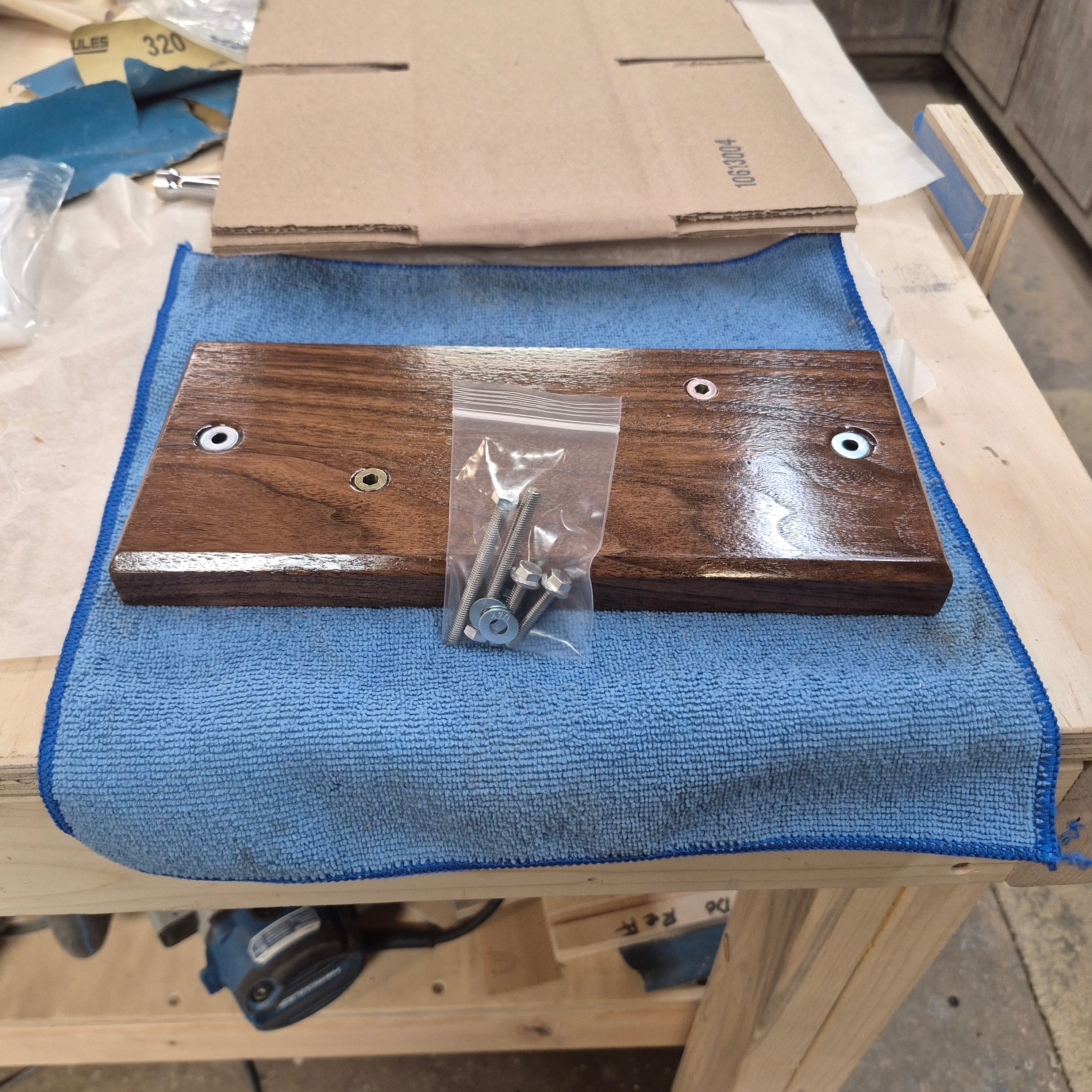 Custom Bolt-on Hardwood CB Mounts for Peterbilt 589 / 579 / 567