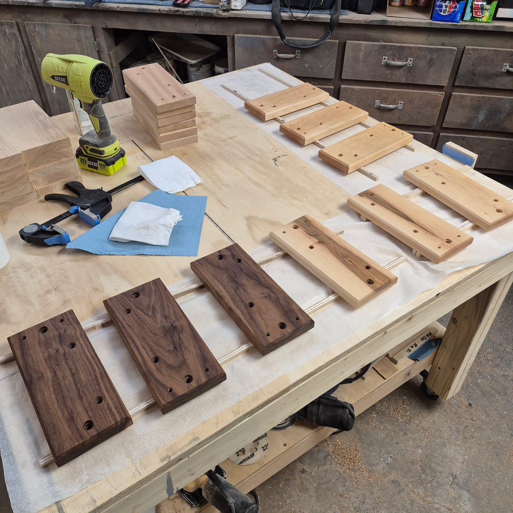 Custom Bolt-on Hardwood CB Mounts for Peterbilt 589 / 579 / 567