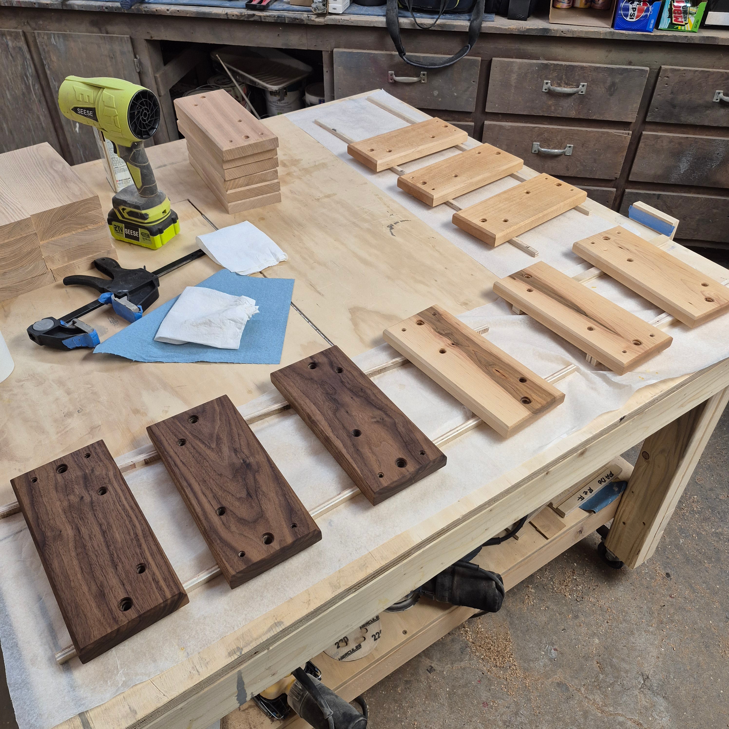Custom Bolt-on Hardwood CB Mounts for Peterbilt 589 / 579 / 567