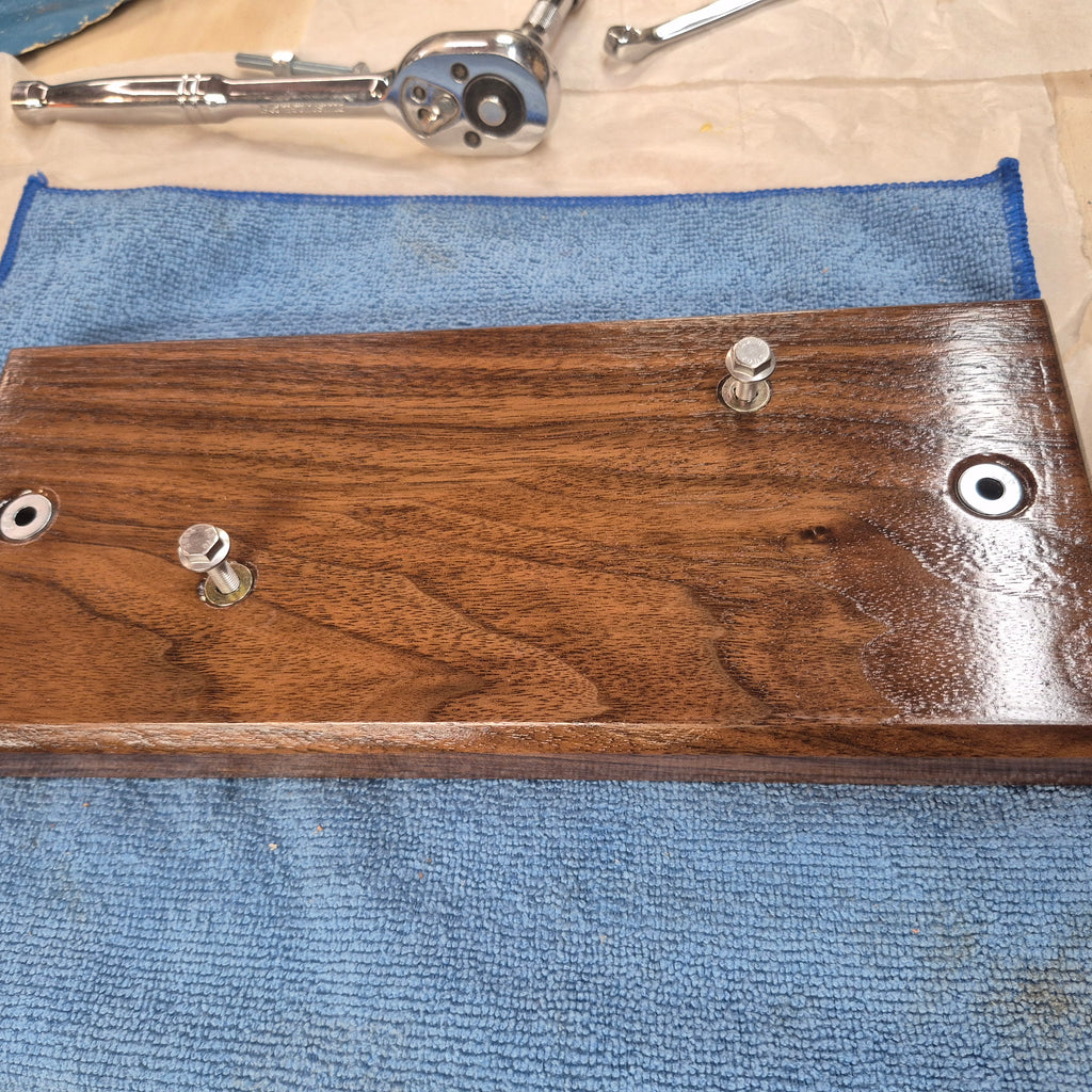 Custom Bolt-on Hardwood CB Mounts for Peterbilt 589 / 579 / 567