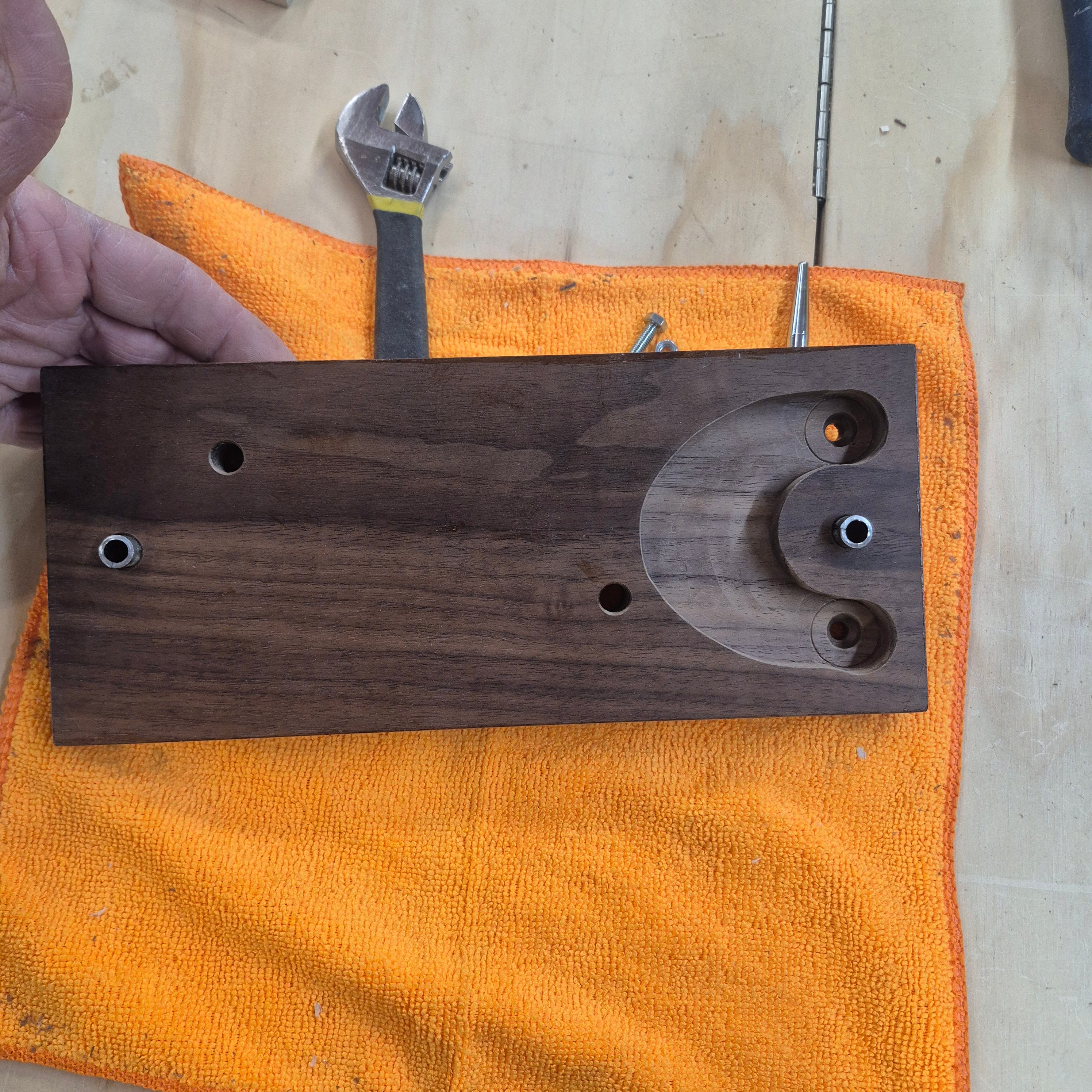 Custom Bolt-on Hardwood CB Mounts for Peterbilt 589 / 579 / 567