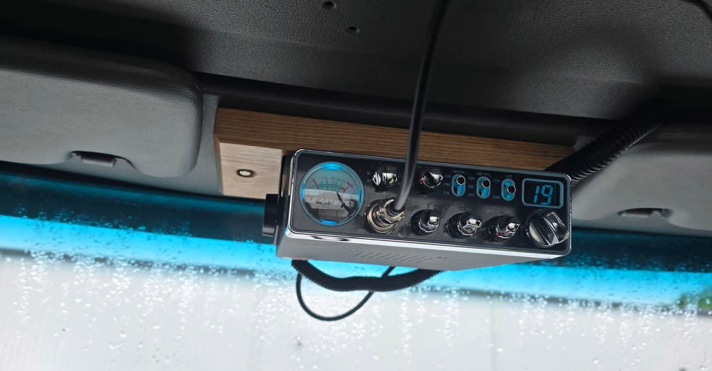 Custom Bolt-on Hardwood CB Mounts for Peterbilt 589 / 579 / 567